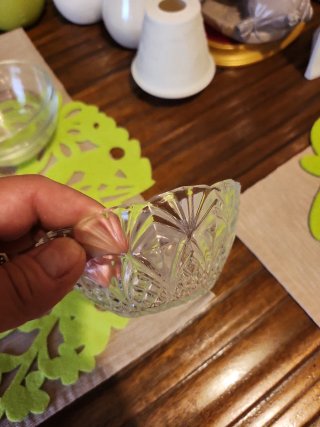 Cuencos vintage cristal vidrio