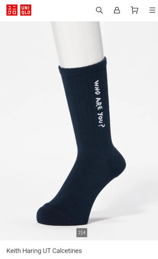 Uniqlo Keith Haring calcetines antiolor