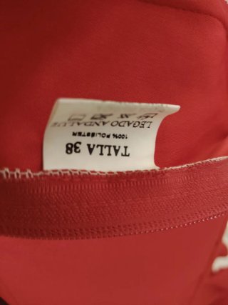 Vestido de flamenca rojo volantes