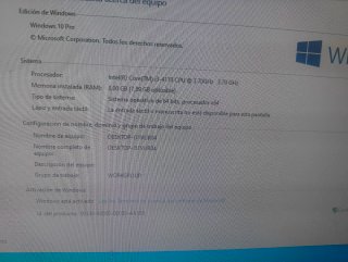 Ordenador Negro para Navegar y Ofimática