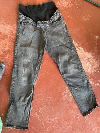 Pantalón premamá gris