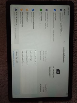 Samsung Galaxy Tab A9+ 128GB 6GB RAM Negra
