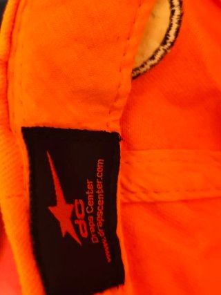 Gorra Valencia CF Negra y Naranja