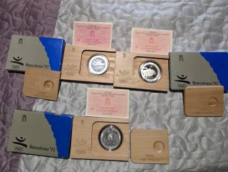 Monedas Plata 2000 Pesetas Barcelona '92
