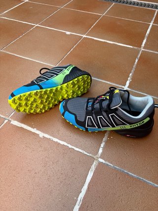 Zapatillas senderismo ZITTOP azul y gris