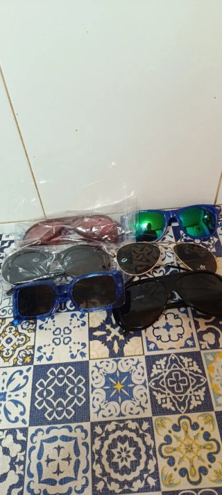 Gafas de sol mujer negras y azules