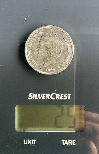 ºoO 5 pesetas Alfonso XIII 1893 - plata - PGL - Es