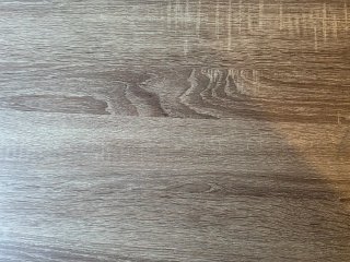 Escritorio madera y metal con cajón