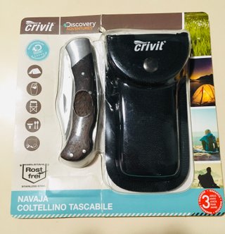 Navaja Crivit Tascabile Acero Inoxidable