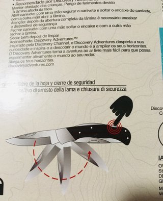 Navaja Crivit Tascabile Acero Inoxidable