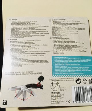 Navaja Crivit Tascabile Acero Inoxidable