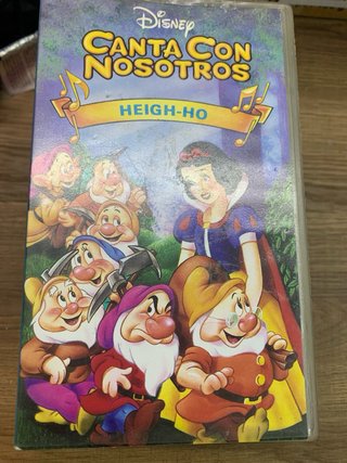 Lote 4 VHS Disney Cantar Con Nosotros