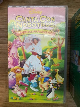 Lote 4 VHS Disney Cantar Con Nosotros
