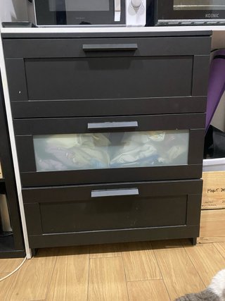 Cómoda Brimnes Negra Ikea