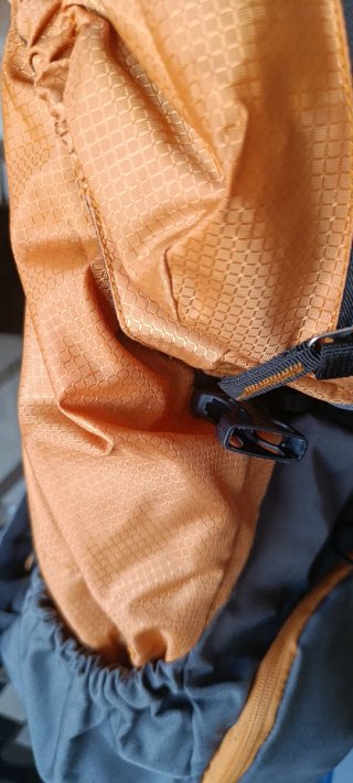 Mochila Trekking Grande Gris Naranja