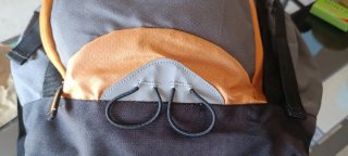 Mochila Trekking Grande Gris Naranja