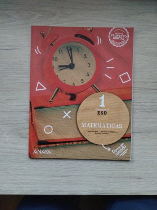 Matemáticas 1°ESO ANAYA