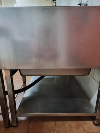 Fregadero industrial acero inoxidable gran tamaño