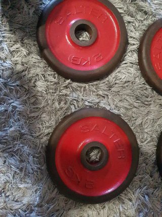 Discos de peso Salter 2kg ×4