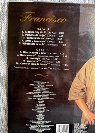 Francisco - Bandera Blanca (Vinilo)