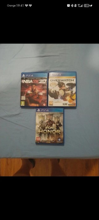 Lote 3 Juegos PS4: NBA 2K20, Overwatch, For Honor