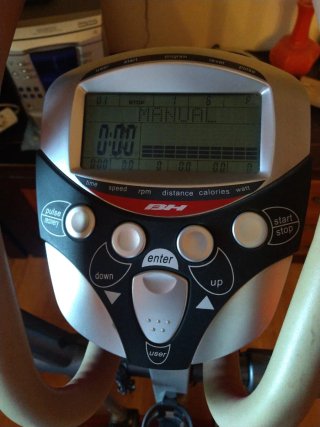 Bicicleta Elíptica BH Fitness Ocean Program