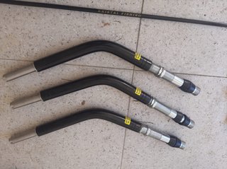 Carreto de pesca completo com cana