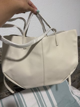 Bolso Polène Cyme Crema