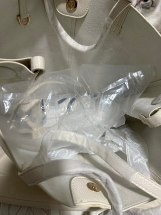 Bolso Polène Cyme Crema