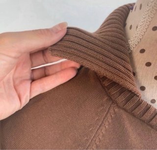 Jersey Bershka Marrón Talla M