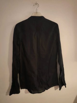 Camisa Bershka Negra Talla M Mujer