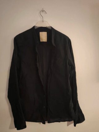 Camisa Bershka Negra Talla M Mujer