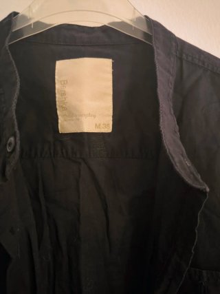 Camisa Bershka Negra Talla M Mujer