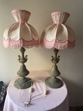 Set di 2 lampade antiche