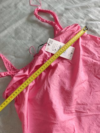 Vestido Zara Rosa Talla XL