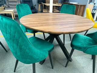 Mesa Redonda de Madera