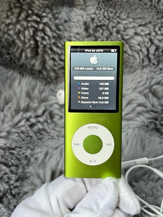 iPod Nano 4ta Gen 16GB Verde - Batería Nueva