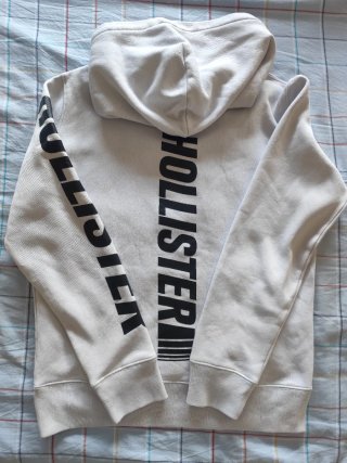 Sudadera Hollister Blanca Talla XS