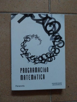 Libro Programación Matemática
