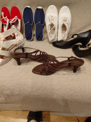 Lote de zapatos variados