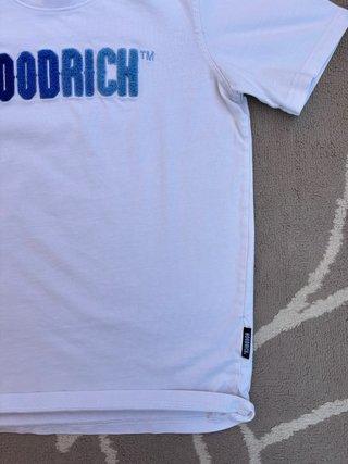 Camiseta Hoodrich Blanca Talla L Niño