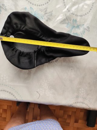 Funda Sillín Bici Gel Silicona Negra