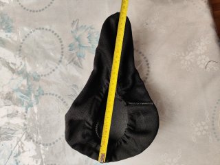 Funda Sillín Bici Gel Silicona Negra