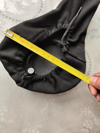 Funda Sillín Bici Gel Silicona Negra