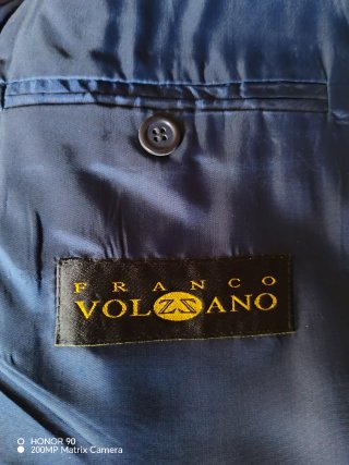 Traje Franco Volzano Talla 45/52 Azul