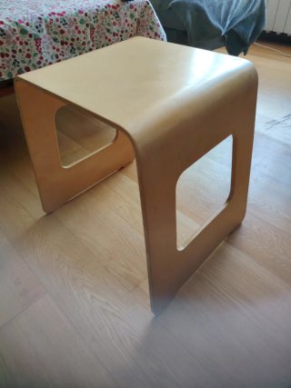 Banco  taburete Ikea Benjamin Midcentury lisa nori
