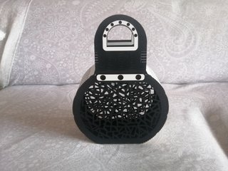 Bolso de mano madera MDF