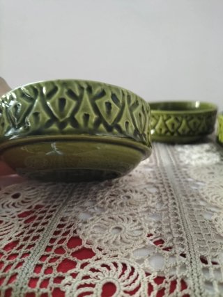 Set 3 ciotole ceramica S.I.C vintage anni 70