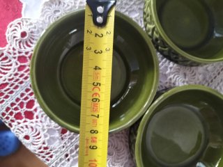 Set 3 ciotole ceramica S.I.C vintage anni 70