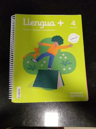 LIBRO LLENGUA + 4 primária. SANTILLANA (usado)